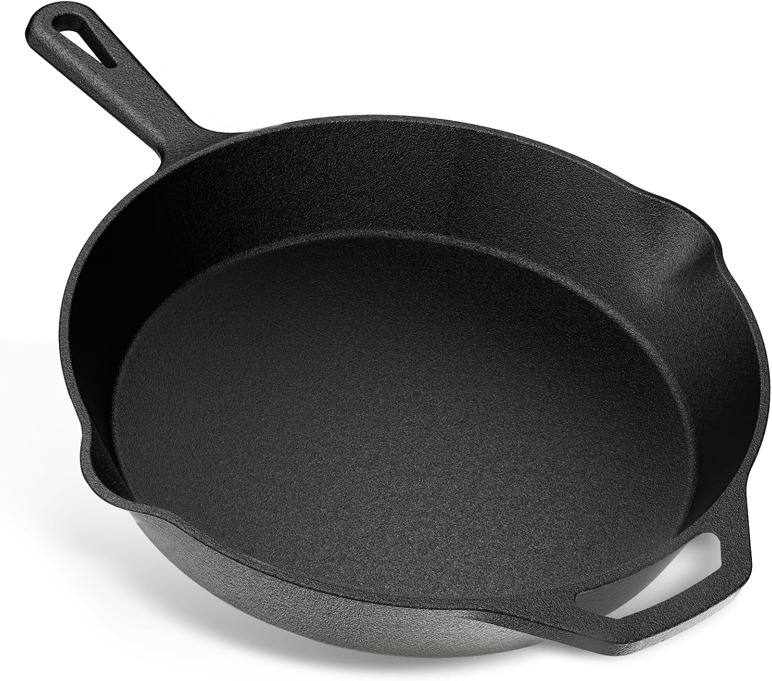 Yashe Gusseisenpfanne Yffra30002, 30 Cm, 4,5 L, Schwarz