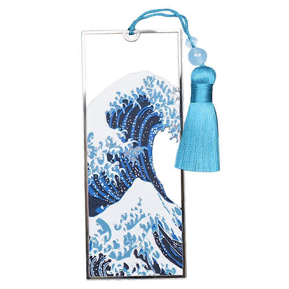 Stück Dekoratives Lesezeichen Mit Quaste, Buchanhänger, Abschlussgeschenk, Lesezubehör, Blau, Quastenfarbe Zufällig-12x4.7cm-blue