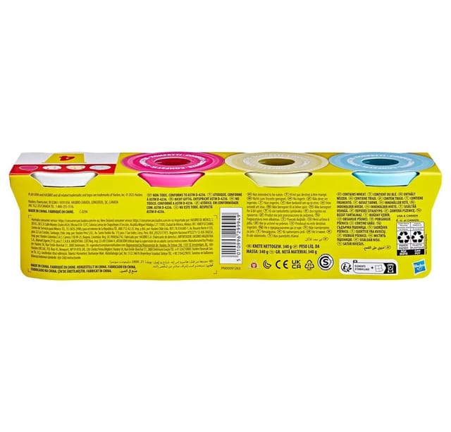 Play-Doh Confetti Fun 4 Pack 340G