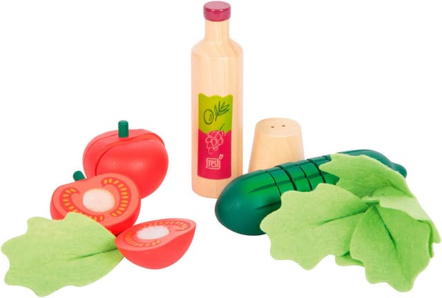 Small Foot - Wooden Toy Food Salad Playset 11pcs.