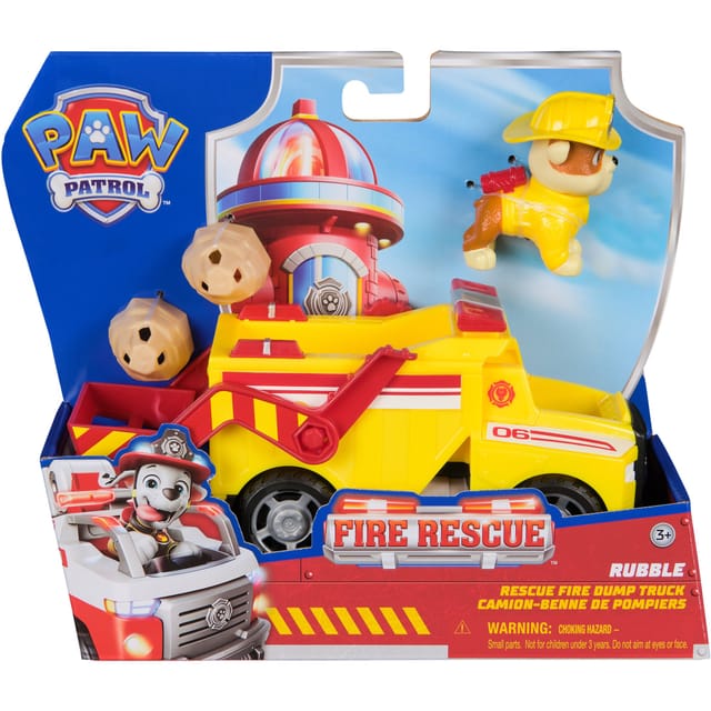 Paw Patrol Fire Rescue: Rubble Rescue Fire Dump Truck