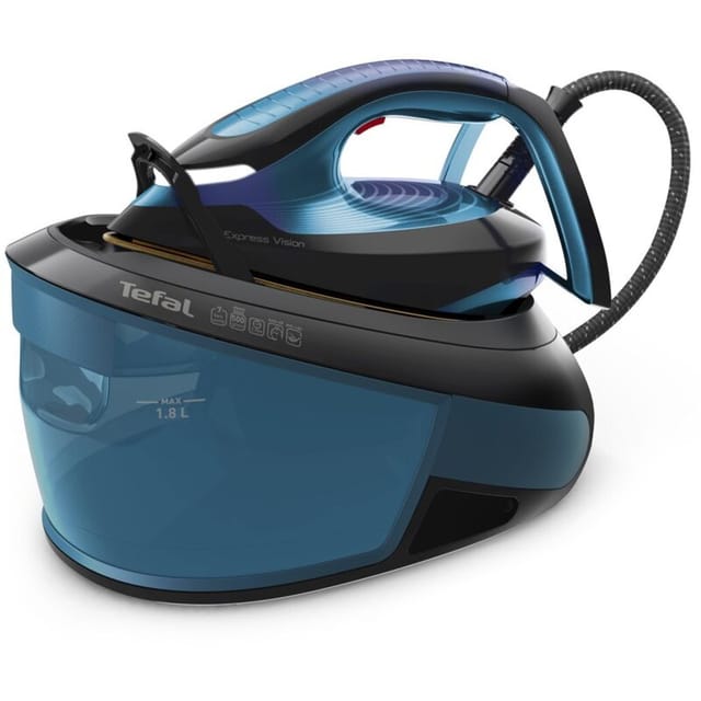 Tefal Dampfbügeleisen Express Vision SV8151 - steam generator iron - sole plate: Durilium AirGlide Autoclean