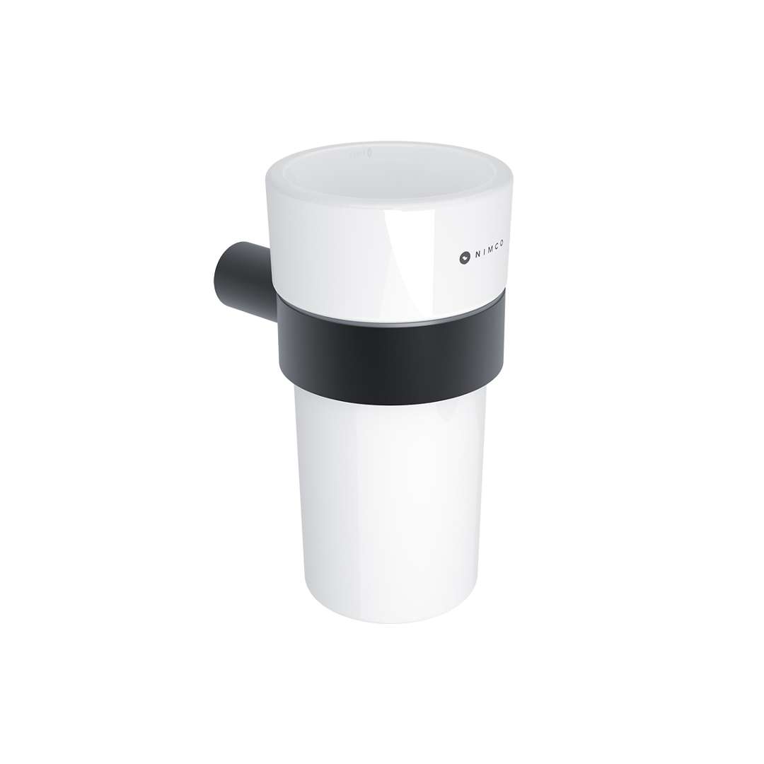Nimco Bormo - Zahnbürsten- Und Zahnpastahalter, Mattschwarz Brc 11058kn-90