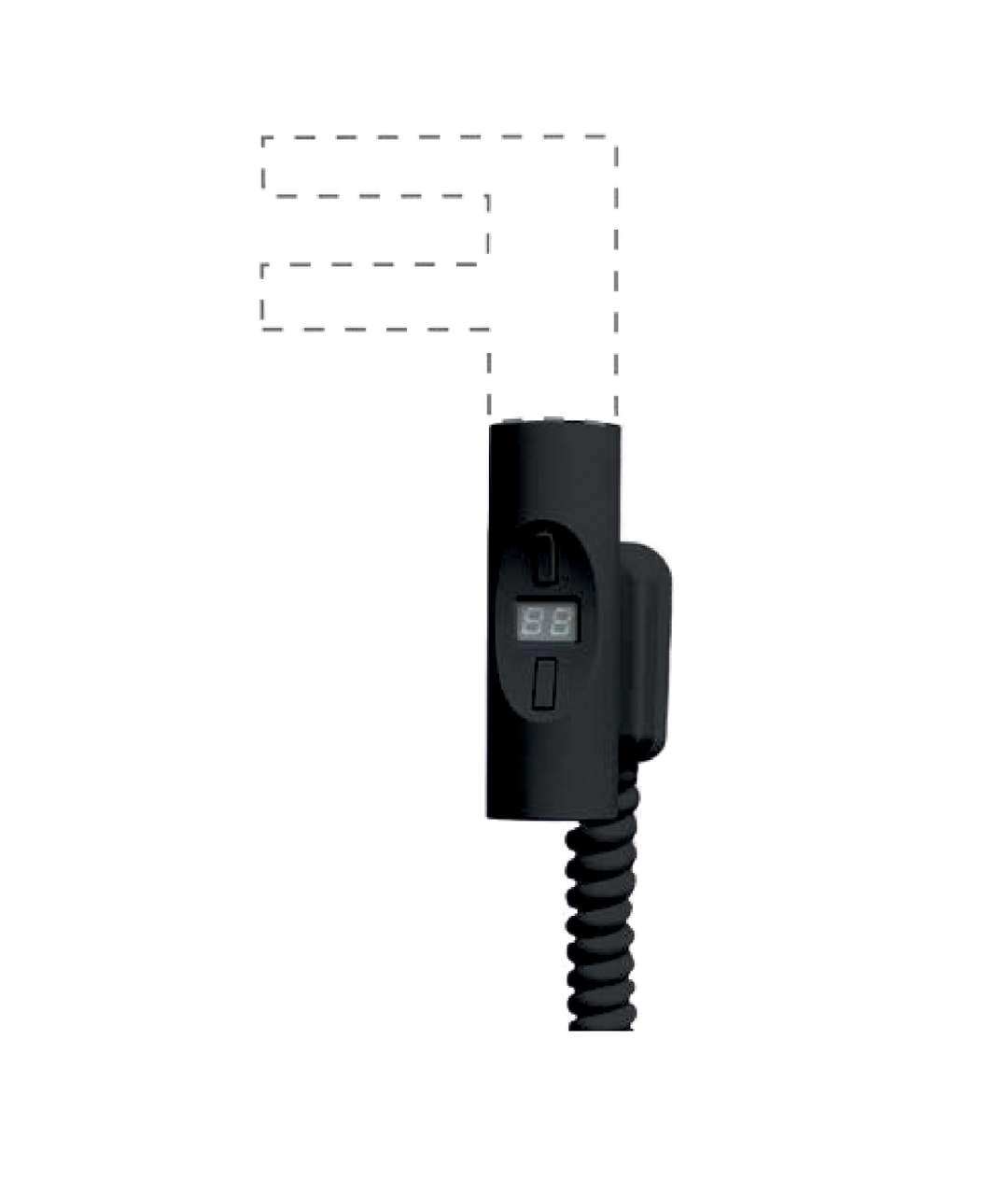 Novaservis - Heizstab Mit Thermostat, 300 W, Schwarz Gznew3bl