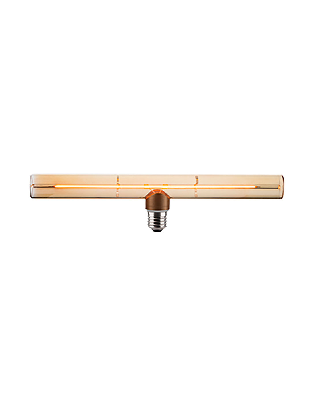 Linestra-led-lampe, 300 Mm, 4 W, 1800 K, E27, Linear, Goldglas