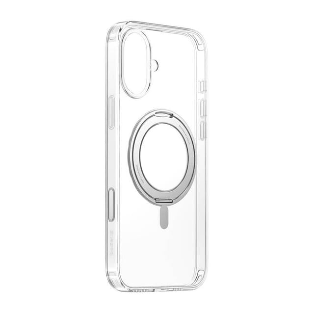 Baseus SkyRing 360° Magnetic Case with Stand for iPhone 16 - Transparent