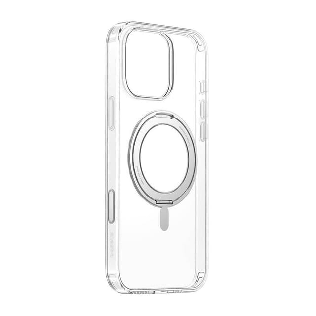 Baseus Magnetic Case with Stand SkyRing 360° for iPhone 16 Pro - Transparent