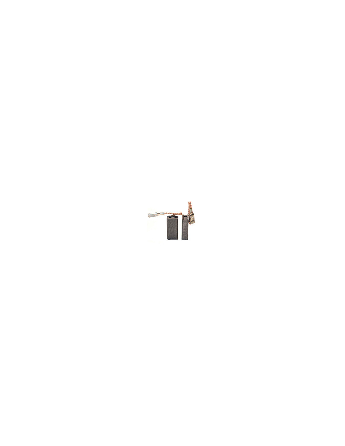 Jeu De 2 Charbons Adaptable Pour Hilti. Dimensions: 5 X 8.5 X 18mm.