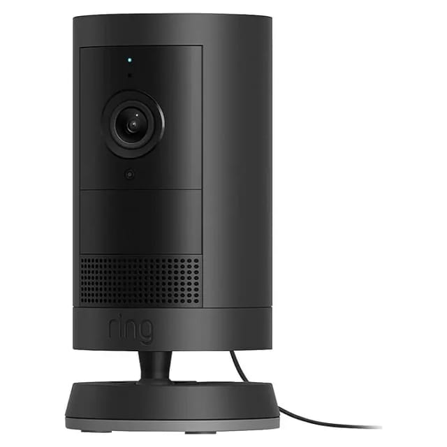Ring Outdoor Cam Plus Plug-in Black