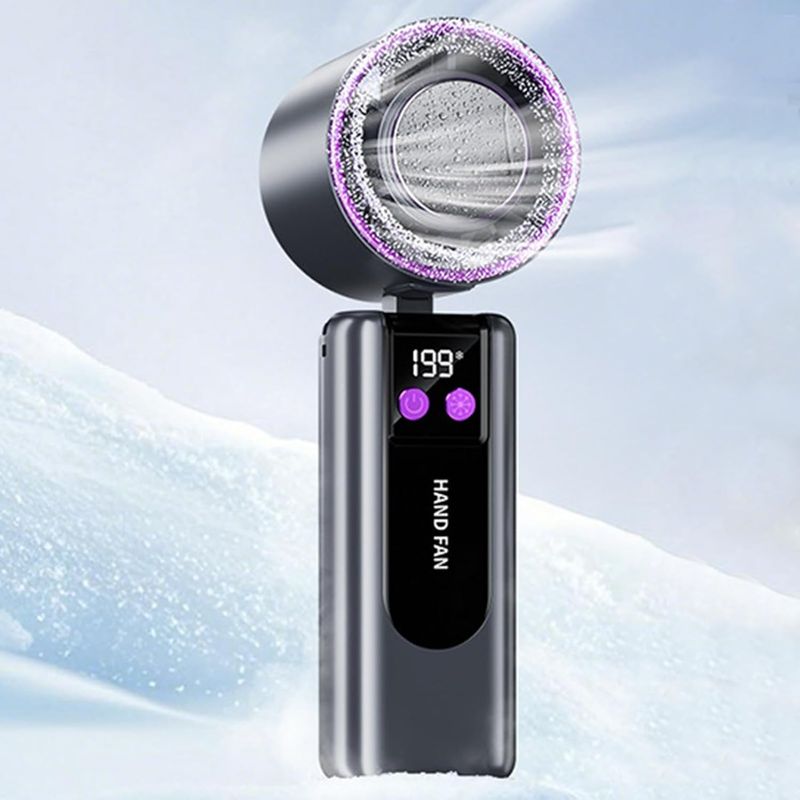 Leistungsstarker, Tragbarer Und Wiederaufladbarer Mini-ventilator, Ideal Für Outdoor-aktivitäten Wie Wandern, Camping, Reisen Und Zur Sommerlichen Kühlung Und Belüftung.