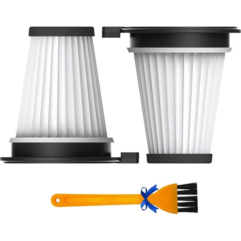 2er-pack Ersatzfilter Für Wyze Akku-staubsauger Mit 1 Reinigungsbürste