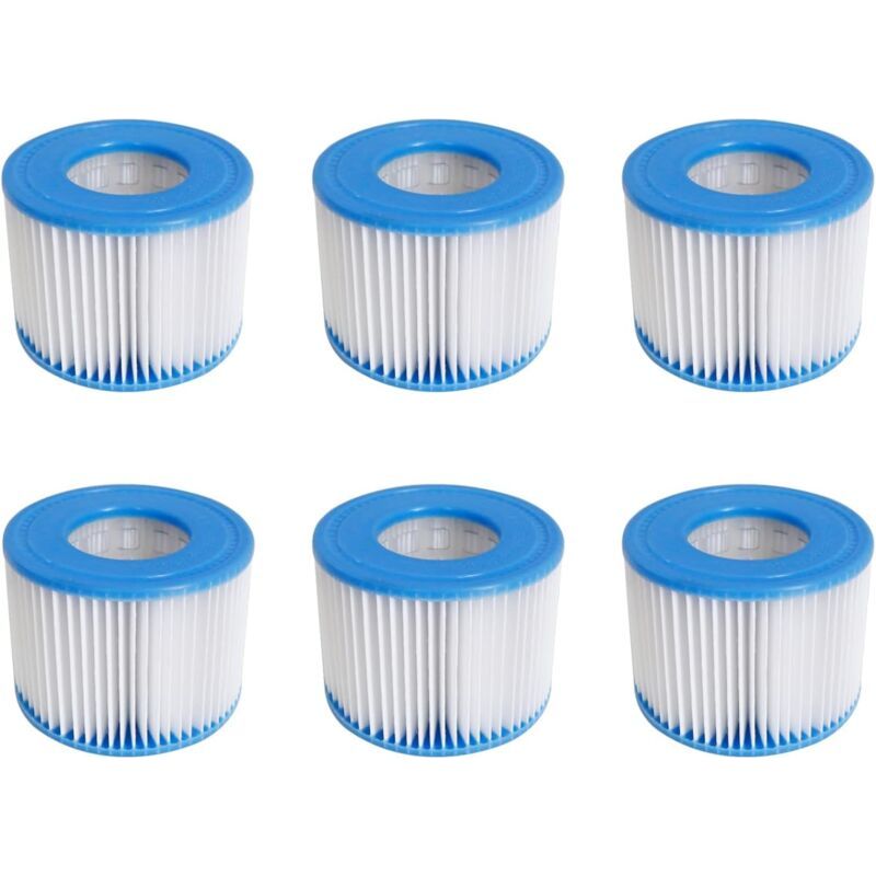 Royaluxe – Filterkartusche Für Whirlpools Der Größe Vi, Passend Für Bestway, Coleman Saluspa 90352e 58323, 6er-packung
