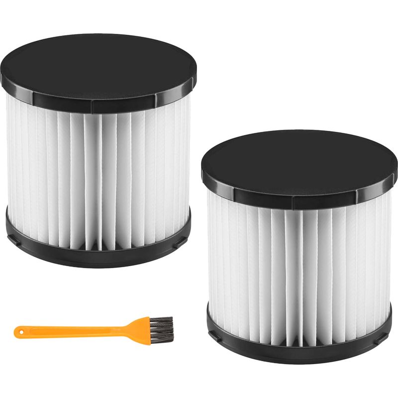 Packung Mit 2 Hepa-filtern Und 1 Reinigungsbürste Für Ryobi 18v One+ Pcl733 Staubsauger
