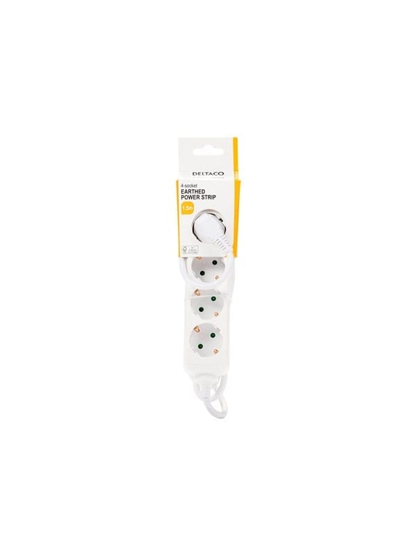 Deltaco GT-0400 Power Strip - 1.5 m