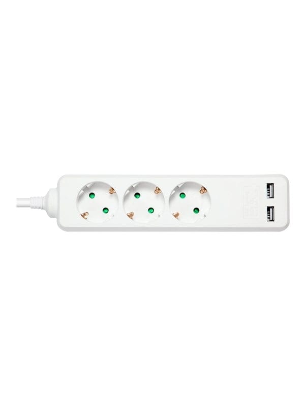Deltaco GT-0310 Power Strip - 1.5 m
