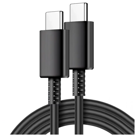 Original Samsung Usb-c-zu-usb-c-ladekabel Ep-dw767, 1,8 M, 3 A, 25 W/45 W, Schwarz
