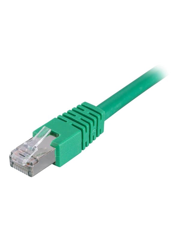 Deltaco LAN CAT 6 - F/UTP - Grün - 0.7m