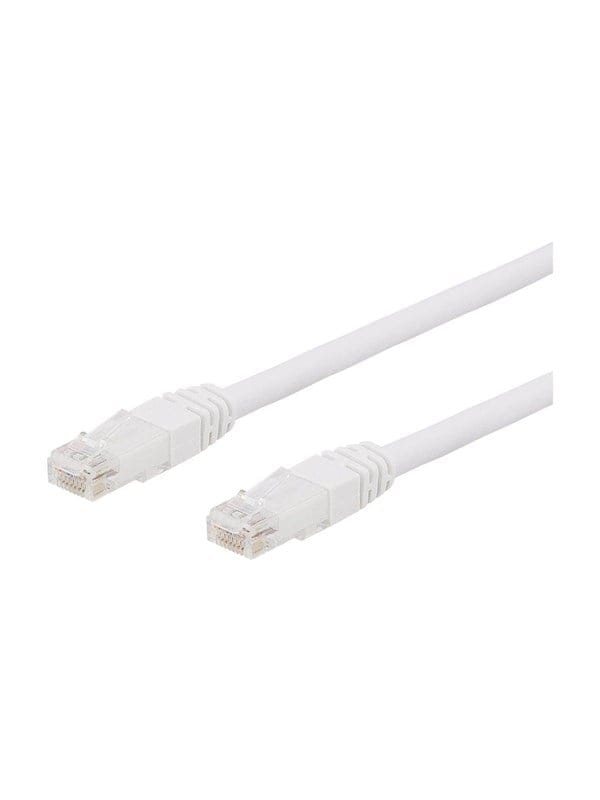 Deltaco patch cable - 10 m - white - Weiß - 10m