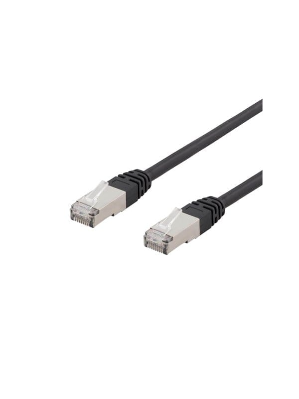 Deltaco LAN CAT 6 - F/UTP - Schwarz - 15 meter