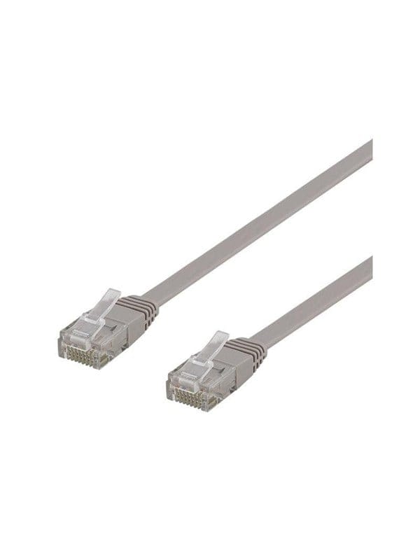 Deltaco patch cable - 50 cm - grey - Grau - 0.5m