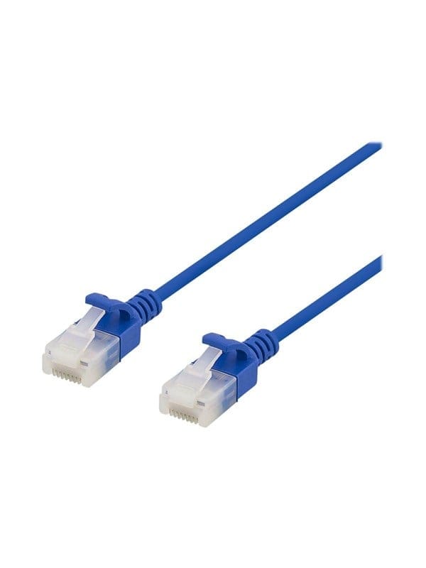 Deltaco patch cable - 50 cm - blue - Blau - 0.5m
