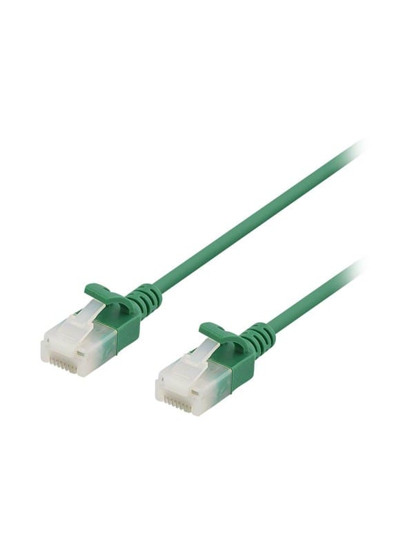 Deltaco patch cable - 3 m - green - Grün - 3m