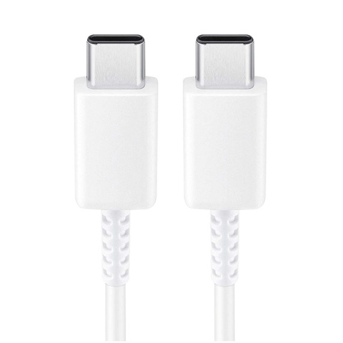 Original Samsung Usb-c-zu-usb-c-ladekabel Ep-dw767, 1,8 M, 3 A, 25 W/45 W, Weiß