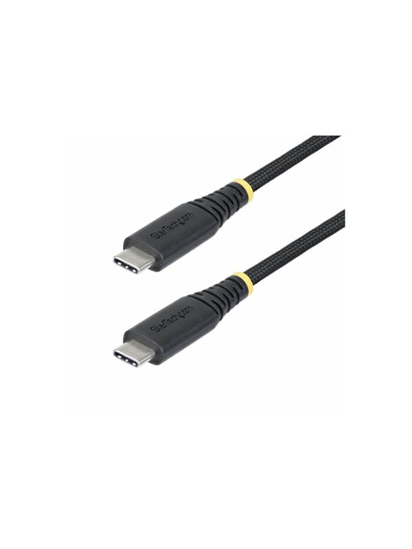 StarTech.com 2m USB-C Charging Cable 240W Silicone Jacket w/Braid - USB-C cable - 24 pin USB-C to 24 pin USB-C - 2 m