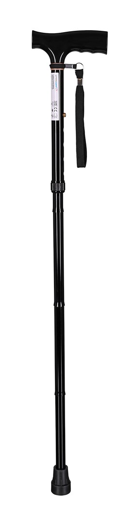 Folding Walking Stick (black)