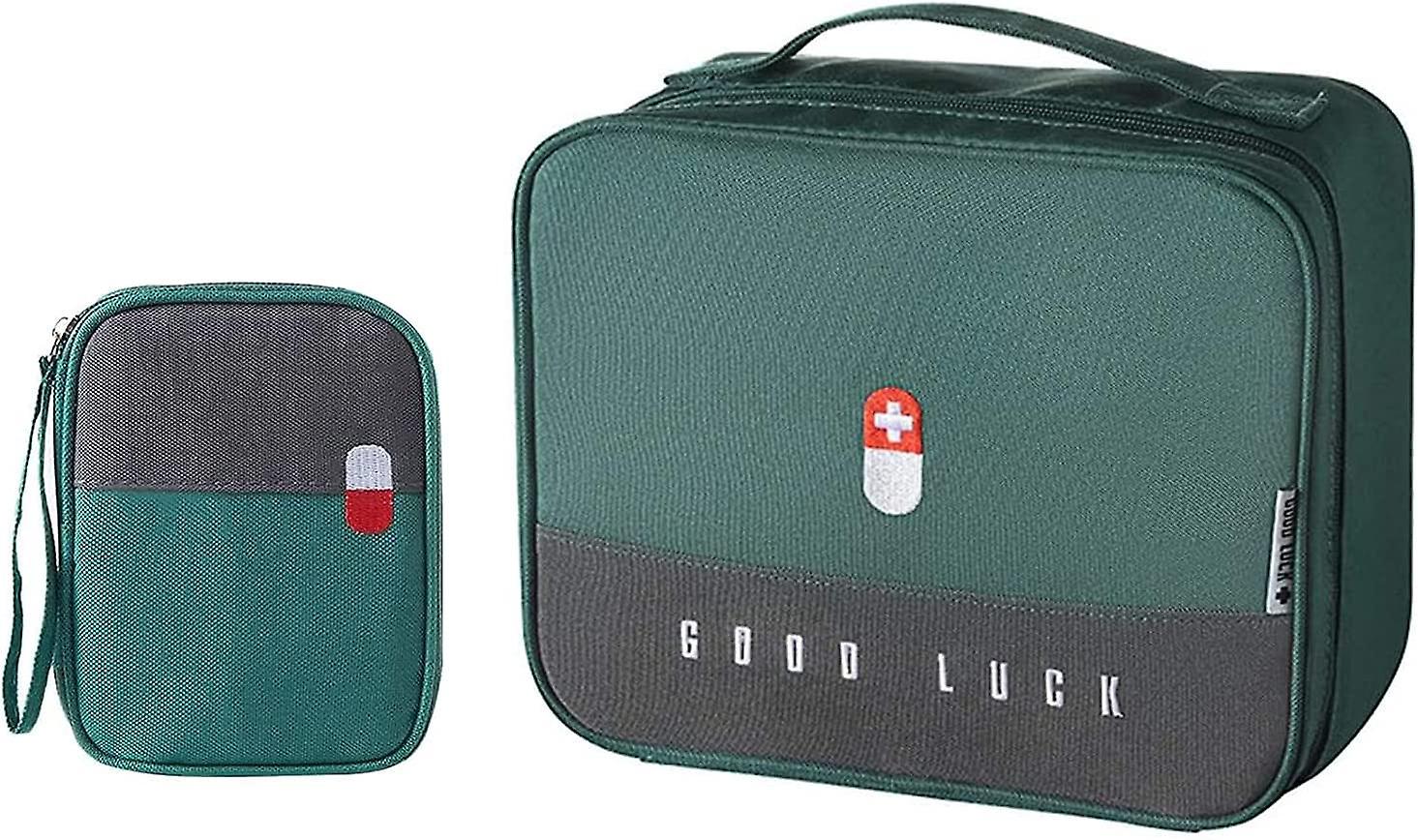 2-teiliges Familien-medizinset, Tragbares Familien-erste-hilfe-set, Tragbare Erste-hilfe-notfalltasche, Für Reisen