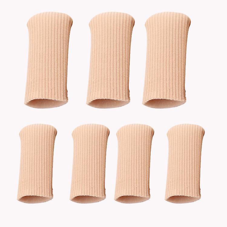 Set Mit 7 Zehenschonern Aus Stoff Für Geschlossene Zehen Mit Gelfutter Zur Vorbeugung Von Hühneraugen, Hornhaut Und Blasen Zwischen Den Zehen