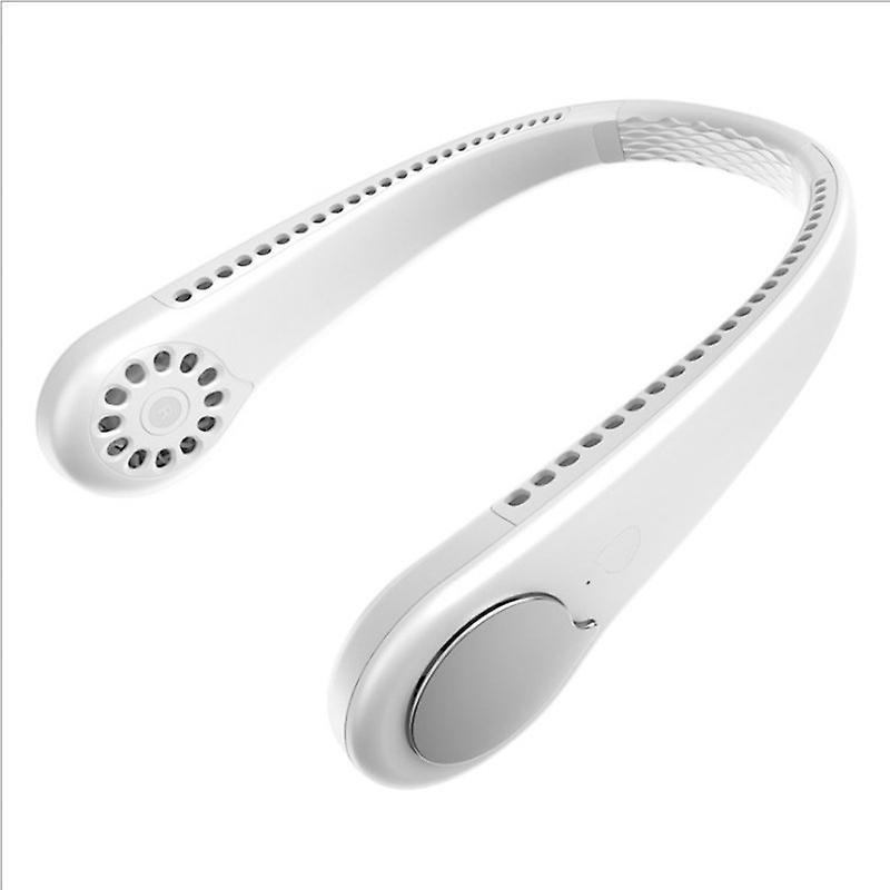 Tragbarer, Geräuscharmer Usb-nackenventilator Ohne Rotorblätter Mit 360°-luftstrom, Persönlicher Mini-nackenventilator Für Unterwegs, Wiederaufladbarer Kühler