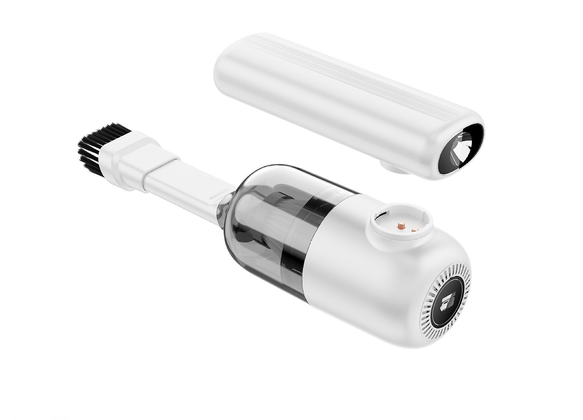 Mini-akku-autostaubsauger, Tragbarer, Wiederaufladbarer Handstaubsauger Mit Abnehmbaren Griffen (7500 Pa) Inklusive Led-taschenlampe Und 4000-mah-powerbank – Für Ihr Zuhause