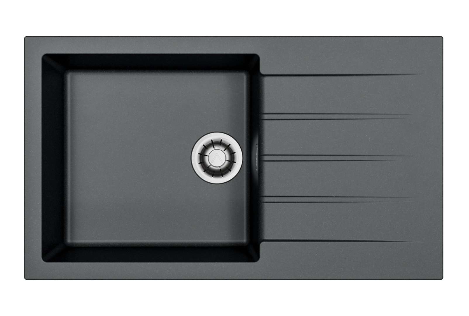 Alveus Cadit - Granitspüle 86x50 Cm, Quick-close, Carbon 1149156