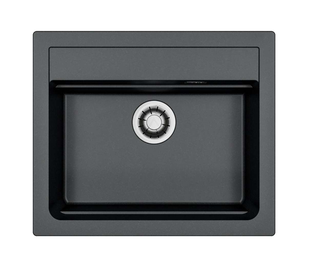Alveus Atrox - Granitspüle 59x50 Cm, Quick-close, Carbon 1149205