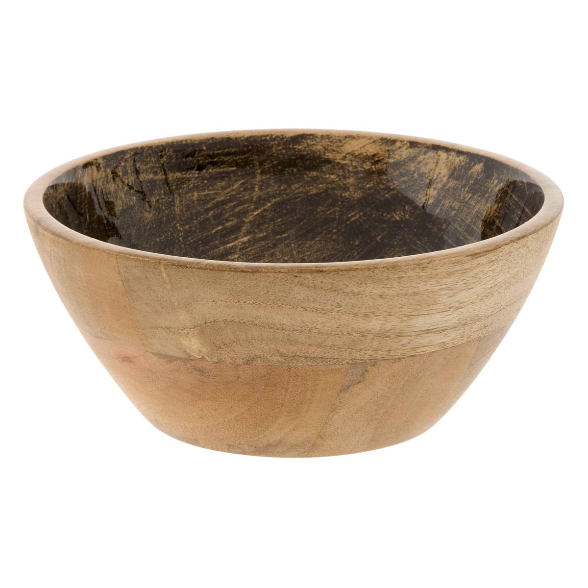 Zweifarbige Schale Aus Mangoholz „ava“, Durchmesser 16 Cm, Schwarz - Atmosphera Créateur D'Intérieur