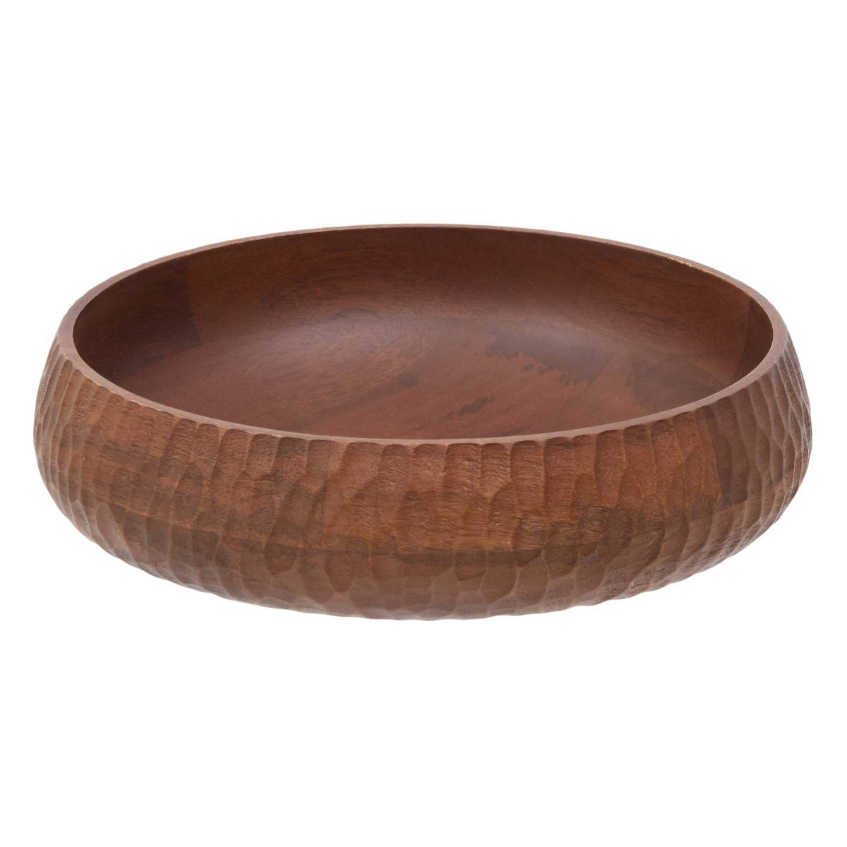 Nyero-salatschüssel Mit Gehämmerter Oberfläche, Durchmesser 30 Cm, Braun - Atmosphera Créateur D'Intérieur