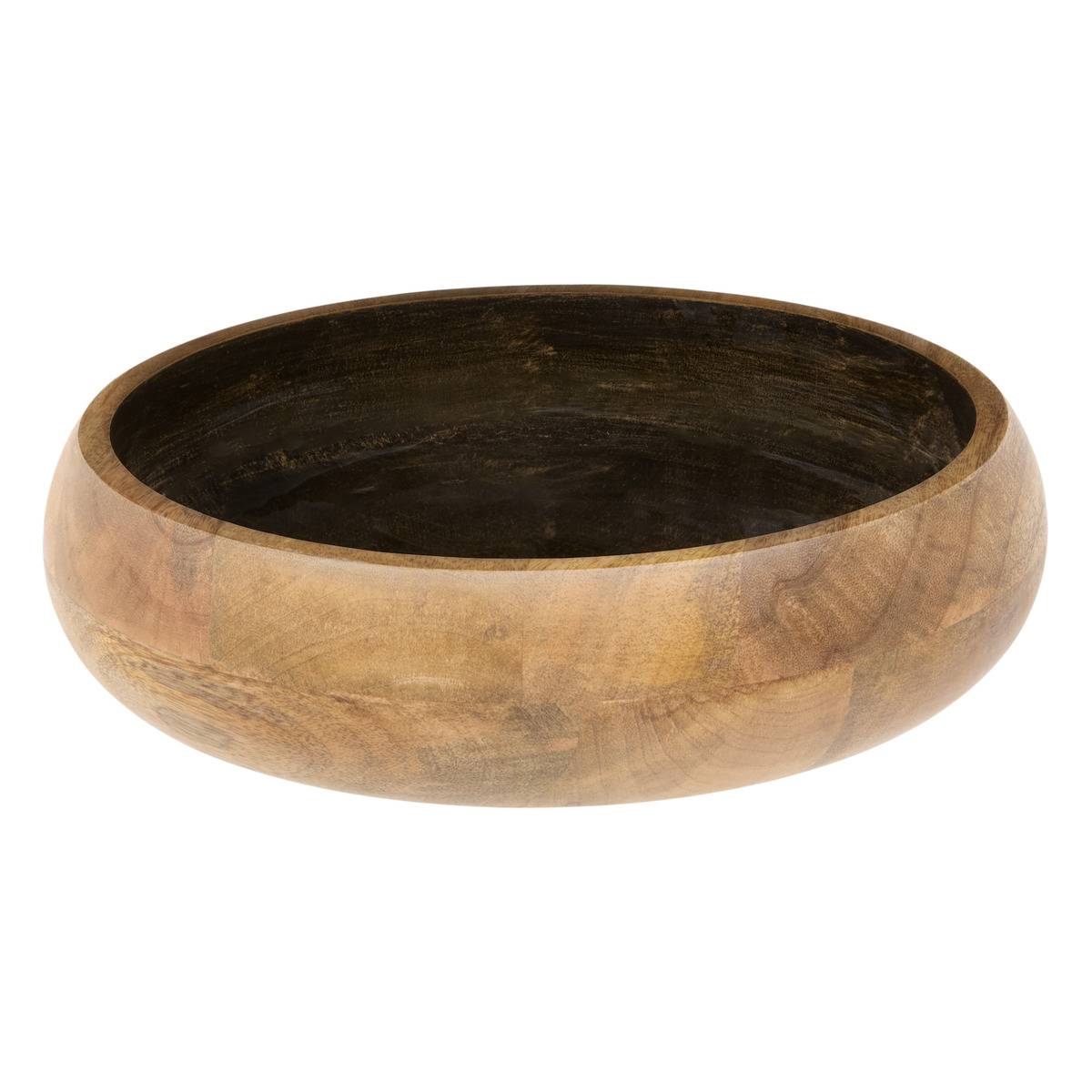 Zweifarbige Salatschüssel Aus Mangoholz „ava“, Durchmesser 31 Cm, Schwarz - Atmosphera Créateur D'Intérieur