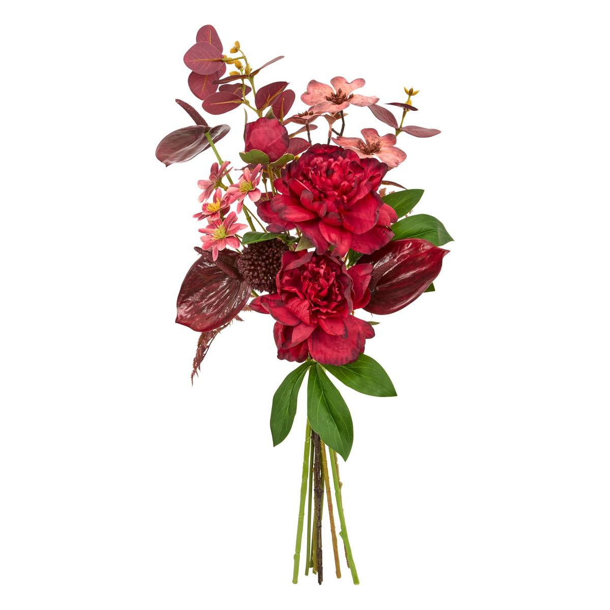 Blumenstrauß „crush“, H. 65 Cm, Rot - Atmosphera Créateur D'Intérieur