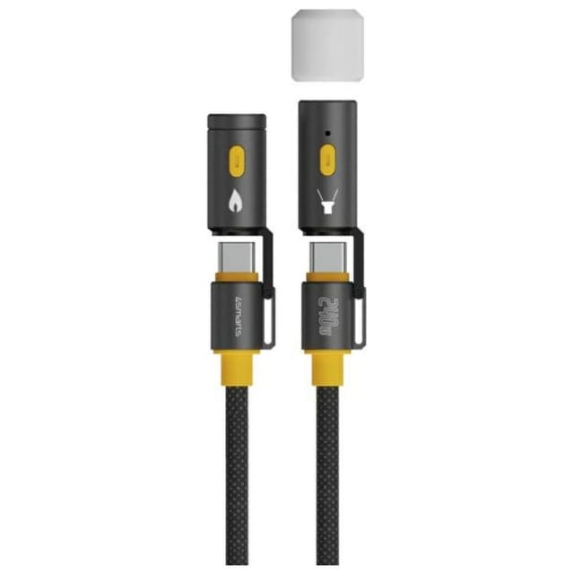 4smarts 3-in-1 USB-C Cable Set Explorer 240W - 1.5 m