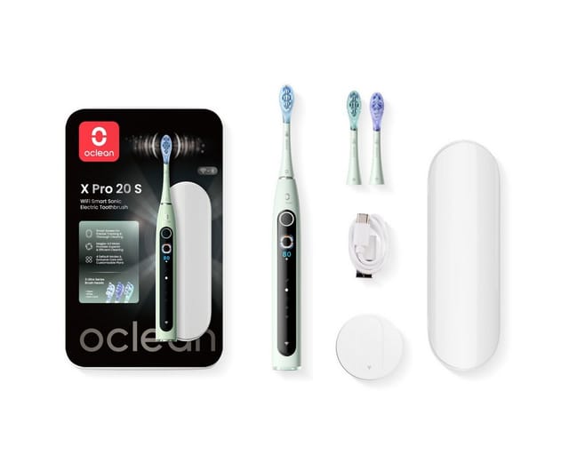 Oclean Elektrische Zahnbürste Electric Toothbrush X Pro 20 Set Green