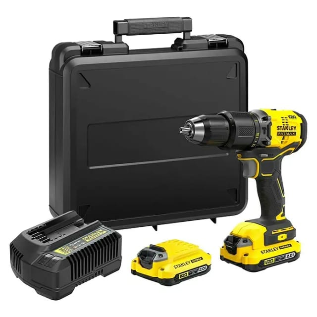 Stanley SFMCD715D2K-QW Cordless Drill Driver 2 x 2Ah Battery