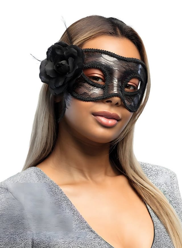 Boland - Lace Eye Mask Mystique Black