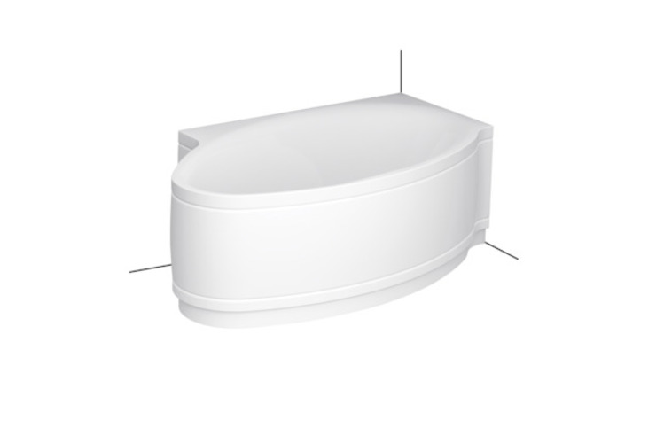Bette - Abnehmbarer Untertritt Zu Pool I Comfort, Weiss, 6051-000