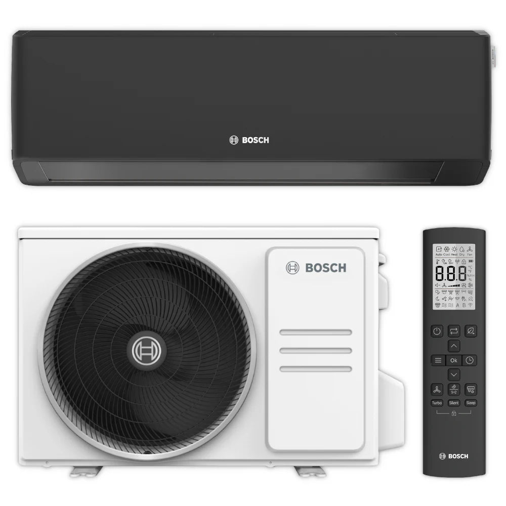 Bosch Climate 7000i 7000 Btu Inverter-klimagerät – Cl7000i-set 20 Eb (schwarz)