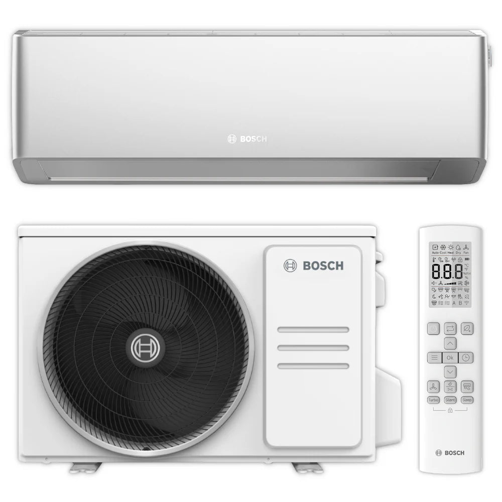 Bosch Climate 7000i 7000 Btu Inverter-klimagerät – Cl7000i-set 20 Es (silber)