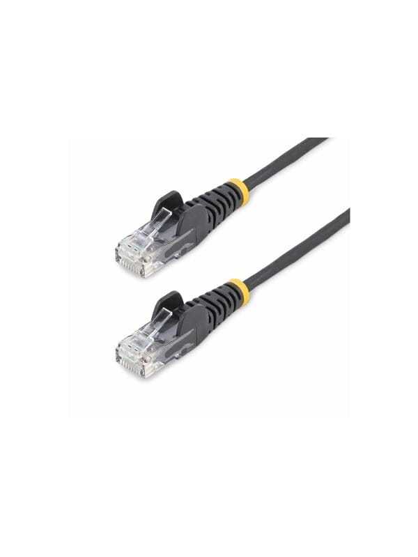 StarTech.com 10m Black Slim CAT6 Ethernet Cable Snagless 28AWG LSZH - patch cable - 10 m - black - Schwarz - 10m