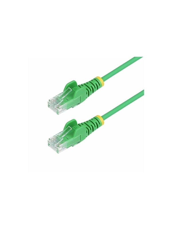 StarTech.com 15m Green Slim CAT6 Ethernet Cable Snagless 28AWG LSZH - patch cable - 15 m - green - Grün - 15m
