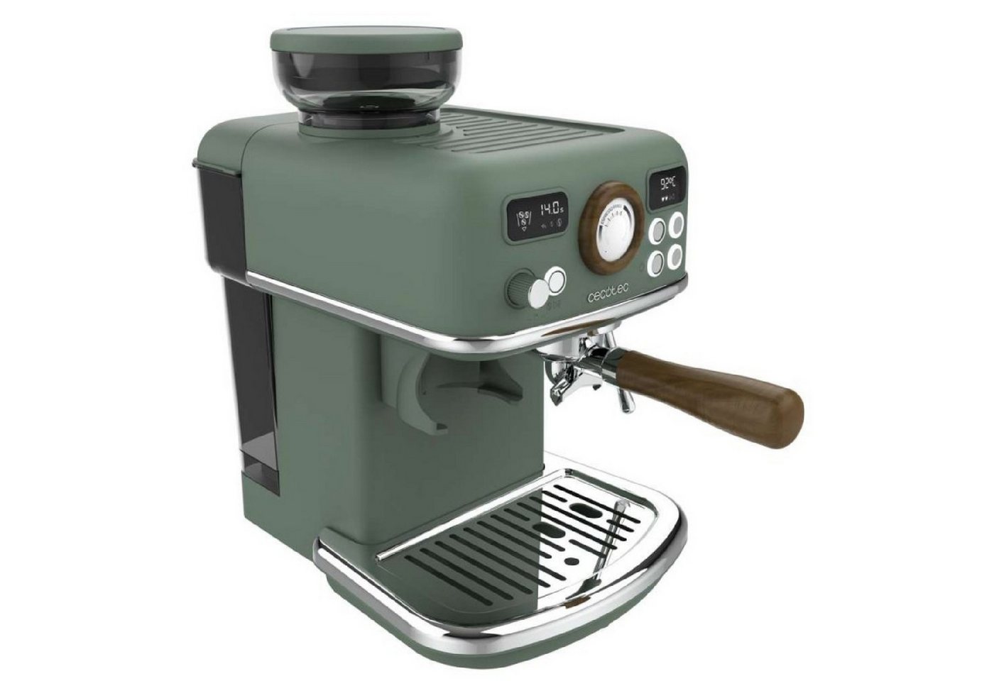 Cecotec Espressomaschine Power Espresso 20 Tradizionale Grind, 1500 W, Mahlwerk, 20 Bar, Pid Bild 4