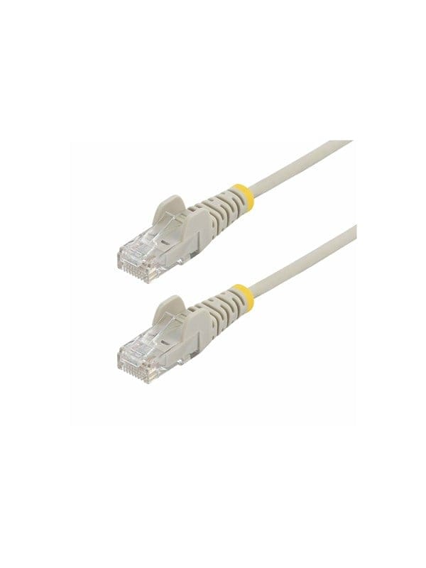 StarTech.com 15m Gray Slim CAT6 Ethernet Cable Snagless 28AWG LSZH - patch cable - 15 m - grey - Grau - 15m